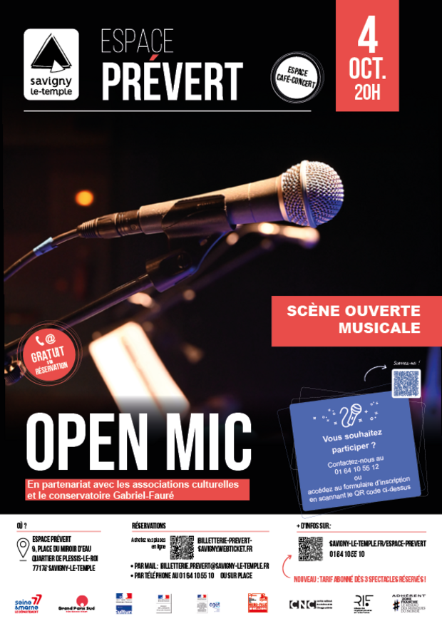 Affiche de Open mic